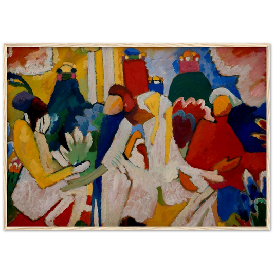 Oriental - Wassily Kandinsky | poster | mat papier | houten lijst