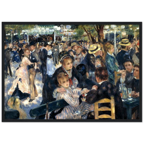 De picknick - Pierre-Auguste Renoir | poster | mat papier | houten lijst