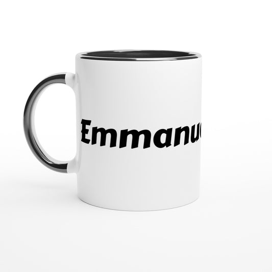 Emmanuel naam cadeau mok - beker - kado collega - moederdag - verjaardag - persoonlijke voornaam mok werknemer - collega | Beker in verschillende kleuren!