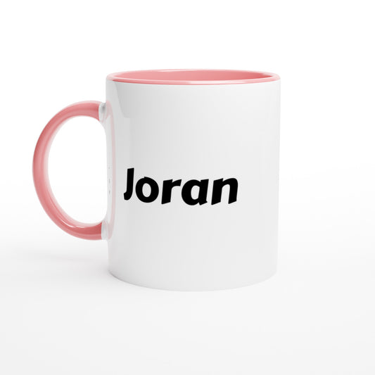 Joran  naam cadeau mok - beker - kado collega - moederdag - verjaardag - persoonlijke voornaam mok werknemer - collega | Beker in verschillende kleuren!