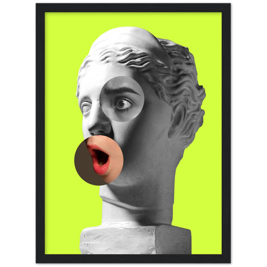 Oh my God | poster | mat papier | houten lijst