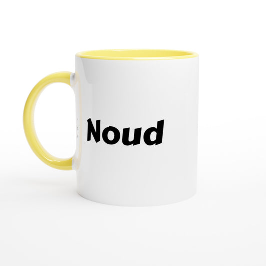 Noud voornaam mok - beker - kado collega - verjaardag - persoonlijke naam collega - cadeau beker in verschillende kleuren!