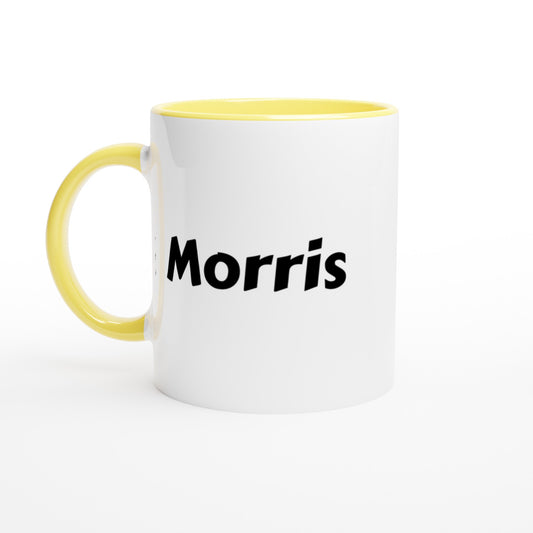 Morris voornaam mok - beker - kado collega - verjaardag - persoonlijke naam collega - cadeau beker in verschillende kleuren!