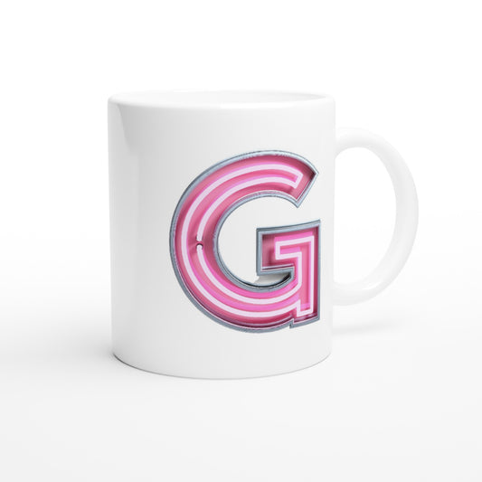 Letter G -  Light Mok - Beker