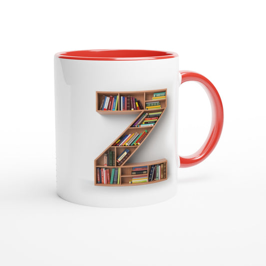 Letter Z - Mok met boeken | Meerdere kleuren!
