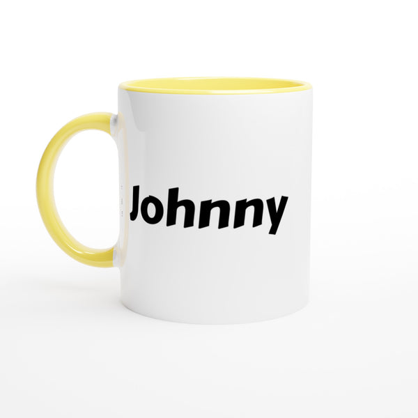 Johnny naam cadeau mok - beker - kado collega - moederdag - verjaardag - persoonlijke voornaam mok werknemer - collega | Beker in verschillende kleuren!