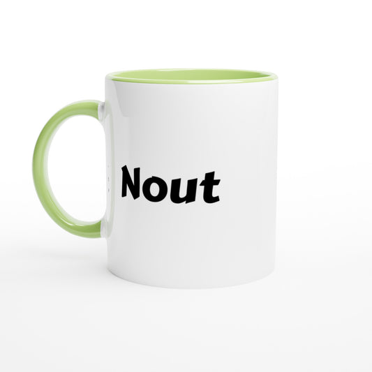Nout voornaam mok - beker - kado collega - verjaardag - persoonlijke naam collega - cadeau beker in verschillende kleuren!