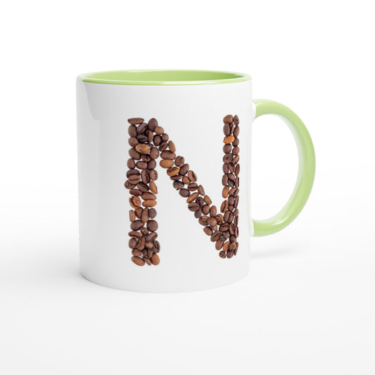 Letter N - Koffie Mok | Meerdere kleuren!