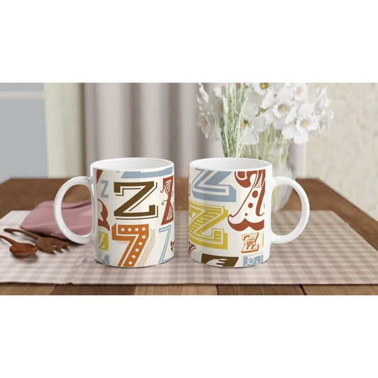 Letter Z - Vintage Mok - Beker
