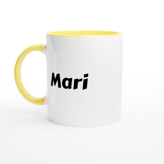 Mari voornaam mok - beker - kado collega - verjaardag - persoonlijke naam collega - cadeau beker in verschillende kleuren!