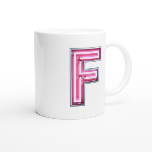 Letter F -  Light Mok - Beker