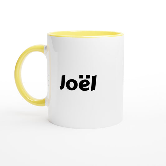 Joël naam cadeau mok - beker - kado collega - moederdag - verjaardag - persoonlijke voornaam mok werknemer - collega | Beker in verschillende kleuren!