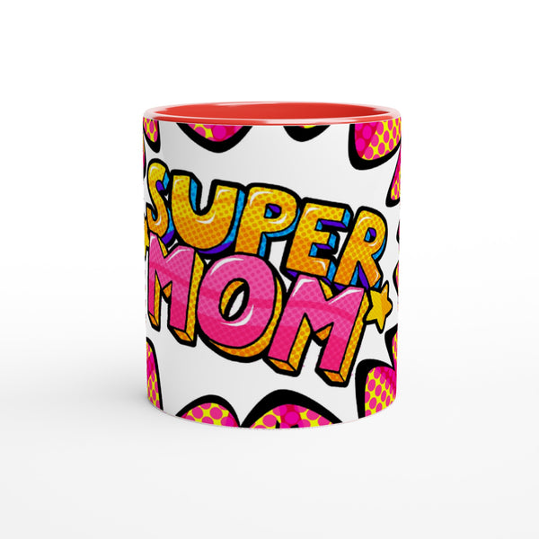 Super mom - Super mama - Cadeau Mok | Beker in verschillende kleuren!