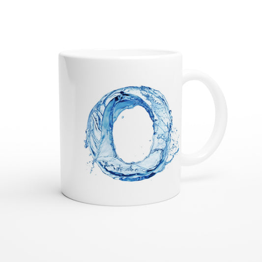 Letter O - Water splash Mok - Beker