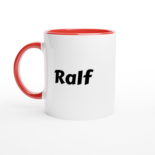Ralf voornaam mok - beker - kado collega - verjaardag - persoonlijke naam collega - cadeau beker in verschillende kleuren!