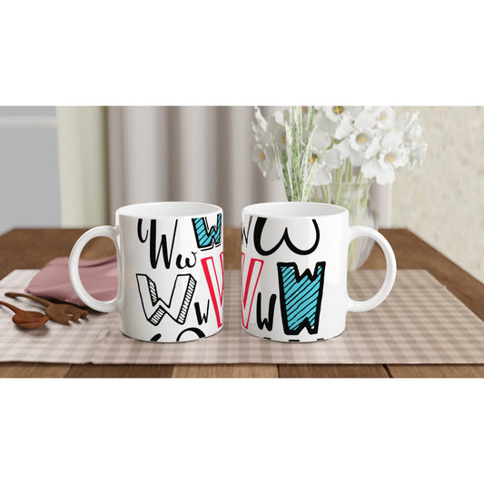 Letter W - W's all over Mok - Beker