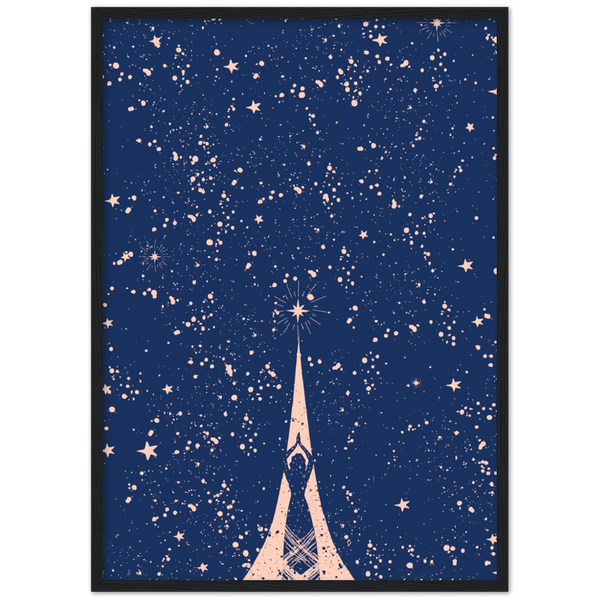 Starry starry night | poster | mat papier | houten lijst