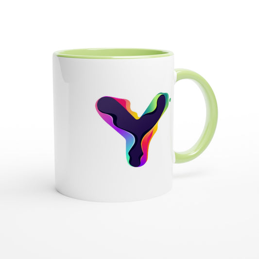Letter Y - Splashing Wave Mok | Meerdere kleuren!