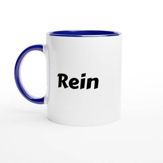 Rein voornaam mok - beker - kado collega - verjaardag - persoonlijke naam collega - cadeau beker in verschillende kleuren!