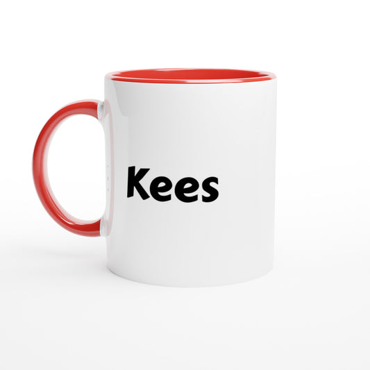 Kees naam cadeau mok - beker - kado collega - moederdag - verjaardag - persoonlijke voornaam mok werknemer - collega | Beker in verschillende kleuren!