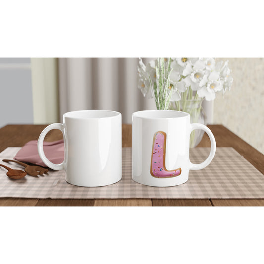 Letter L - Donut Mok - Beker