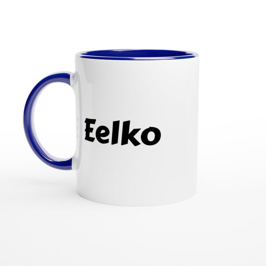 Eelko naam cadeau mok - beker - kado collega - moederdag - verjaardag - persoonlijke voornaam mok werknemer - collega | Beker in verschillende kleuren!