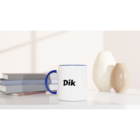 Dik  naam cadeau mok - beker - kado collega - moederdag - verjaardag - persoonlijke voornaam mok werknemer - collega | Beker in verschillende kleuren!