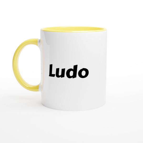 Ludo voornaam mok - beker - kado collega - verjaardag - persoonlijke naam collega - cadeau beker in verschillende kleuren!