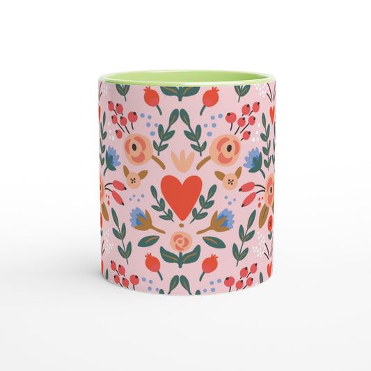 Flower - love -liefde - Cadeau Mok | Beker in verschillende kleuren!