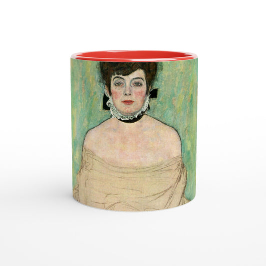 Gustav Klimt mok - Cadeau - Porträt der Friederike Maria Beer Mok | Beker in verschillende kleuren!