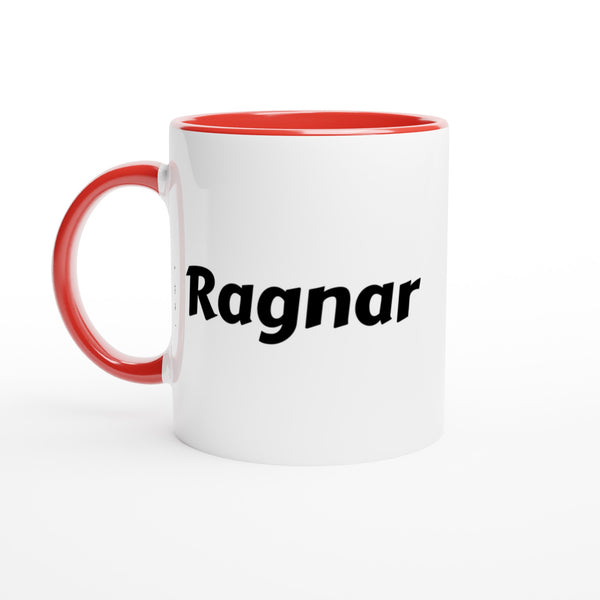 Ragnar voornaam mok - beker - kado collega - verjaardag - persoonlijke naam collega - cadeau beker in verschillende kleuren!