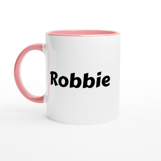 Robbie voornaam mok - beker - kado collega - verjaardag - persoonlijke naam collega - cadeau beker in verschillende kleuren!