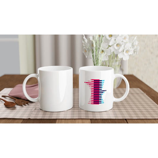 Letter I - Sound wave Mok - Beker