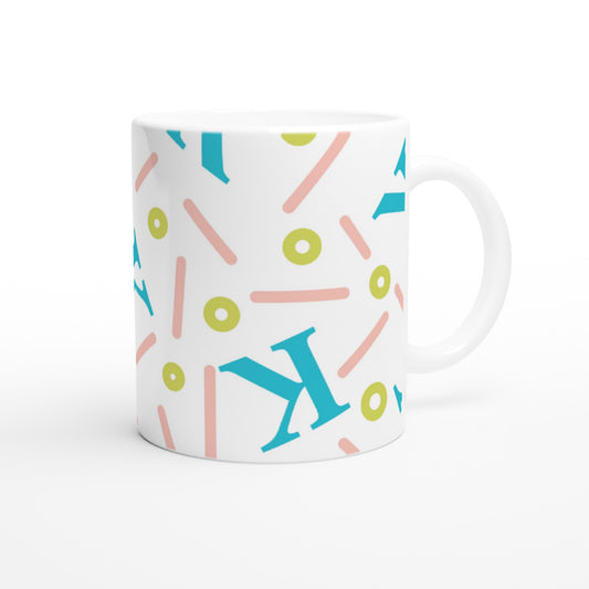 Letter K - Abstract Mok - Beker