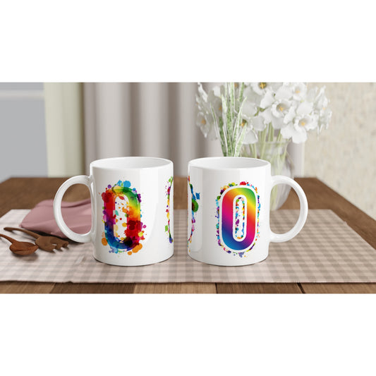 Letter O - Disco Mok - Beker