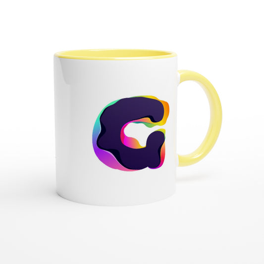 Letter G - Splashing Wave Mok | Meerdere kleuren!