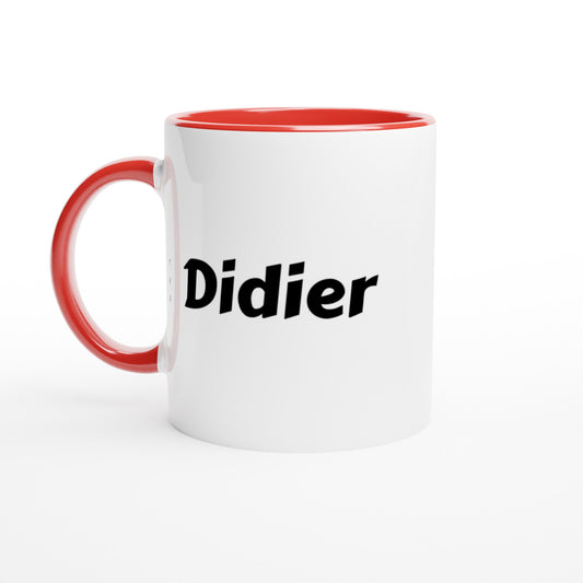 Didier  naam cadeau mok - beker - kado collega - moederdag - verjaardag - persoonlijke voornaam mok werknemer - collega | Beker in verschillende kleuren!
