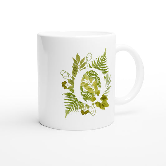 Letter Q - Green Mok - Beker
