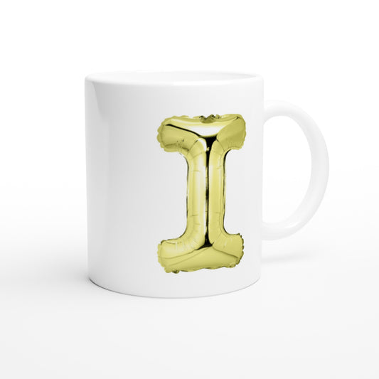 Letter I - Gold balloon Mok - Beker
