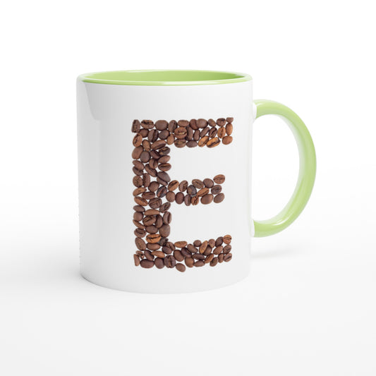 Letter E - Koffie Mok | Meerdere kleuren!