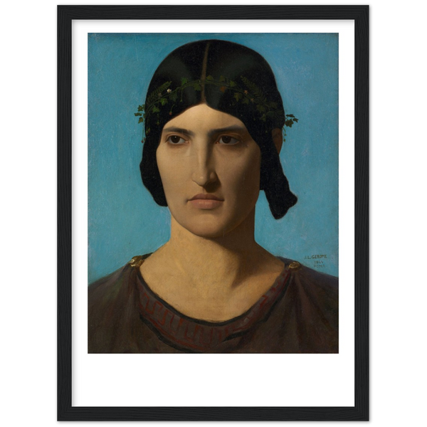 Italiaanse vrouw - Jean-Léon Gérôme | poster | mat papier | houten lijst