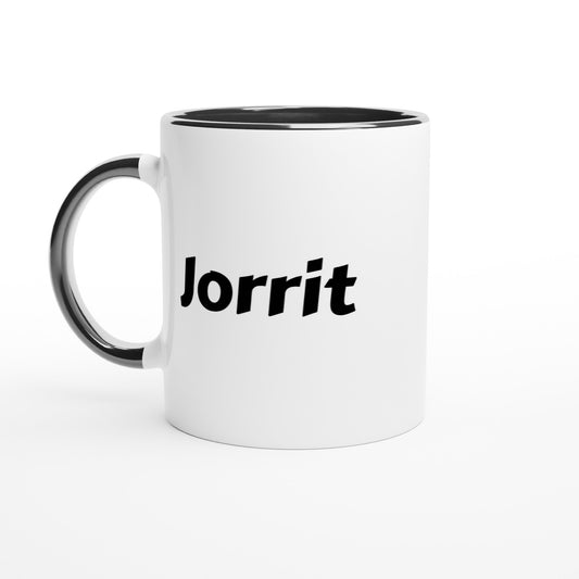 Jorrit naam cadeau mok - beker - kado collega - moederdag - verjaardag - persoonlijke voornaam mok werknemer - collega | Beker in verschillende kleuren!
