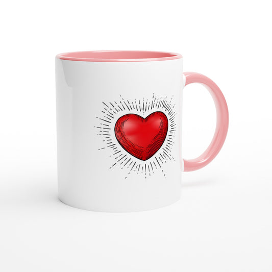 Pure love - hart -liefde - Cadeau Mok | Beker in verschillende kleuren!