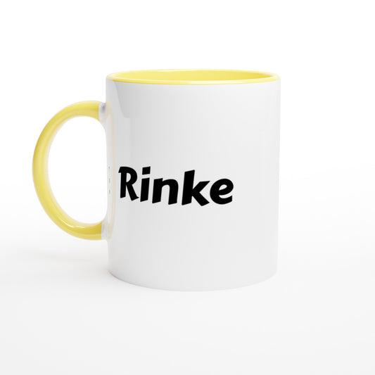 Rinke voornaam mok - beker - kado collega - verjaardag - persoonlijke naam collega - cadeau beker in verschillende kleuren!