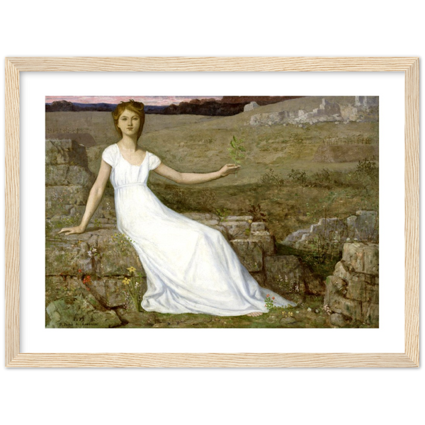 de Chavannes Hope - Pierre Puvis | poster | mat papier | houten lijst