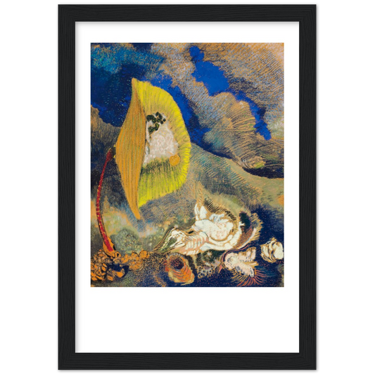 Onderwaterlandschap - Odilon Redon | poster | mat papier | houten lijst