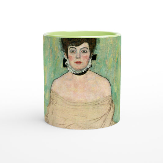 Gustav Klimt mok - Cadeau - Porträt der Friederike Maria Beer Mok | Beker in verschillende kleuren!