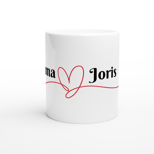 Mok ontwerpen met eigen naam - Valentijn - Love beker - Liefde