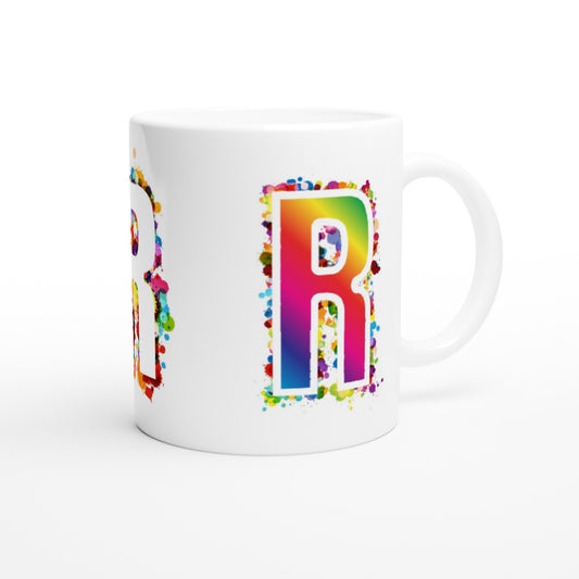 Letter R - Disco Mok - Beker