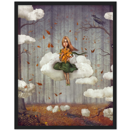 Stay with me | poster | mat papier | houten lijst